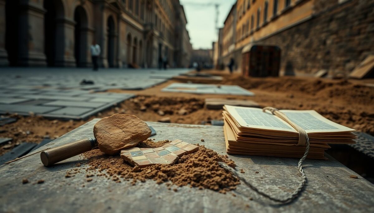 Parcheggio a Borgo Pio: la scoperta archeologica che blocca i lavori