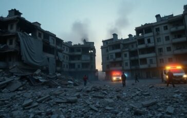 Raid israeliani a Gaza City: almeno 8 morti e numerosi feriti