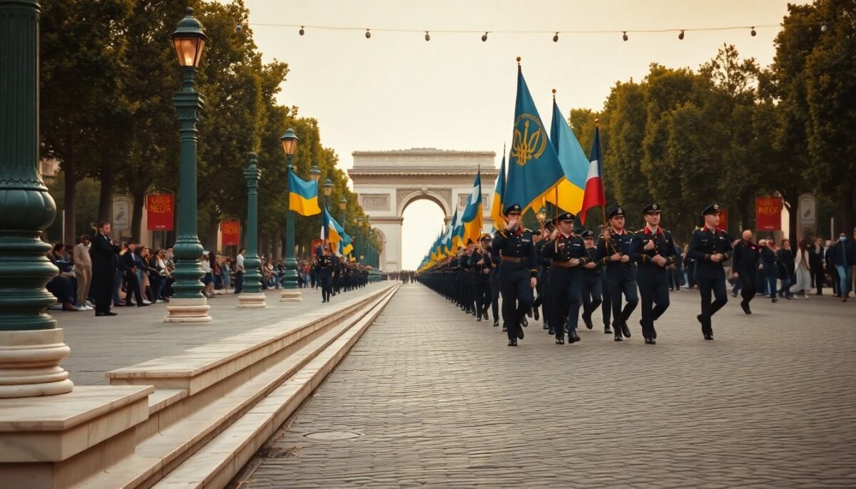 Sfilata sugli Champs-Elysées: Ucraina al centro della parata del 14 luglio a Parigi