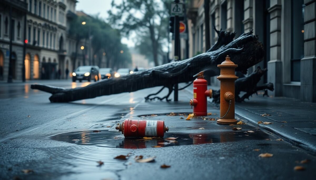 Supercella nel Milanese: raffiche di vento, ambulanze rallentate e interventi dei vigili del fuoco