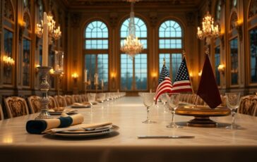 Versailles chiusa per la cena di Stato tra Emmanuel Macron e Donald Trump