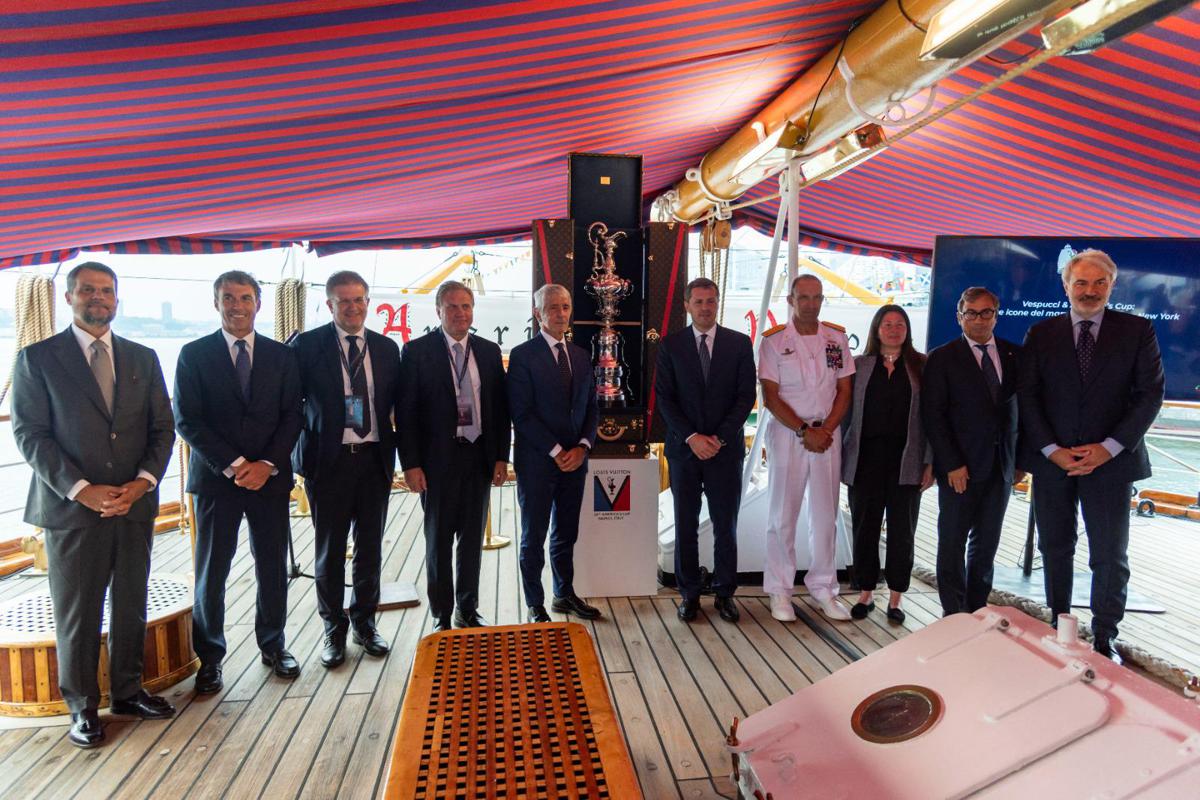 Abodi e Mezzaroma a New York per 'Vespucci&America's Cup', le due icone del mare si incontrano nella 'Big Apple'