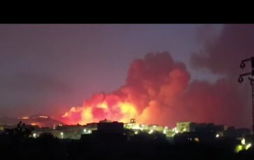 Agrigento le fiamme avvolgono S. Stefano Quisquina decine di evacuati 364x230
