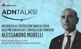 Alessandro Morelli domani allAdnkronos per AdnTalks diretta dalle 11 265x160