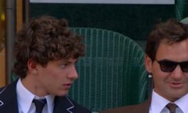 Antonelli a Wimbledon giornata nel box reale con Federer 265x160