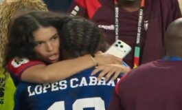 Argentina Capo Verde Cabral pareggia nei supplementari e corre in tribuna per. la fidanzata 265x160