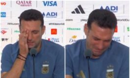 Argentina Scaloni scoppia a piangere e abbandona conferenza 265x160