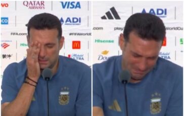 Argentina Scaloni scoppia a piangere e abbandona conferenza 364x230