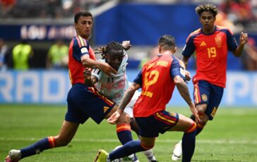 Ascolti tv 10 luglio Spagna Belgio su Rai1 al 379 e Sinner su Tv8 all114 364x230