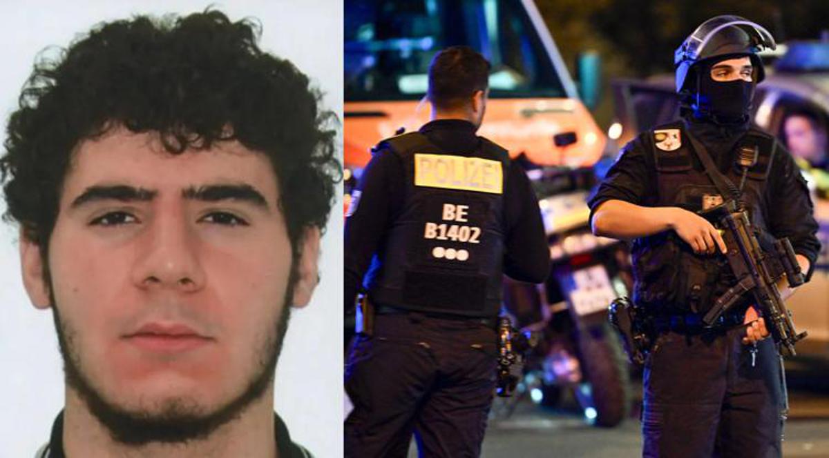 Agenti della polizia tedesca in azione nelle strade di Berlino durante un'operazione di sicurezza, immagine di approfondimento