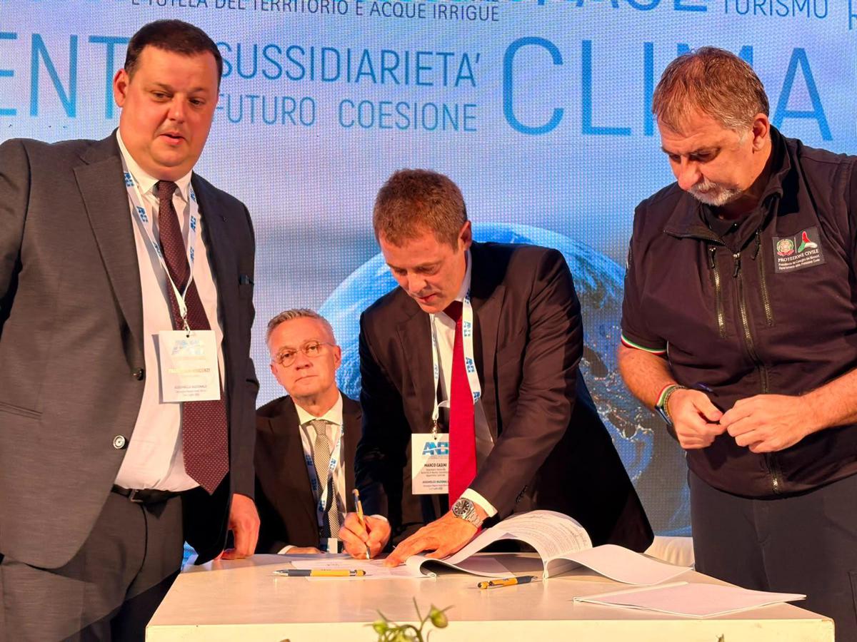 Aubac, Protezione civile, Anbi e Autorità Appennino Settentrionale firmano protocollo su frane e siccità