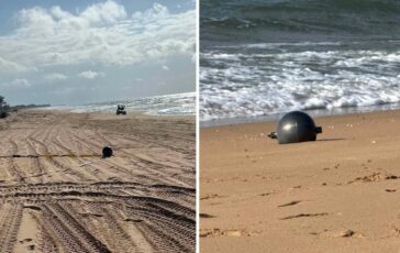 Australia il mistero delle palle spaziali in spiaggia possono essere tossiche 364x230