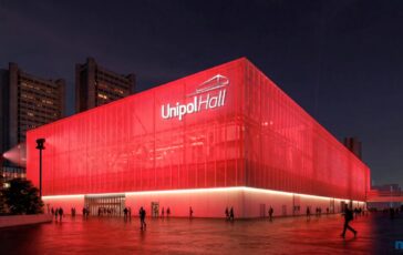 Bolognafiere posata ultima trave Unipol Hall avanti cronoprogramma 364x230
