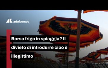 Borsa frigo in spiaggia Il divieto di introdurre cibo e illegittimo 364x230