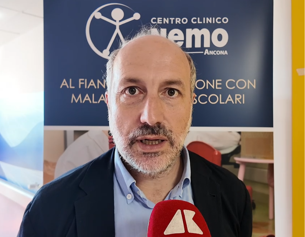 Calcinaro (Reg. Marche): "Al Centro NeMo professionalità ed empatia fanno la differenza"