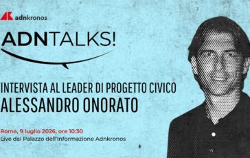 Centrosinistra Onorato domani alle 10.30 ospite dellAdnkronos 364x230