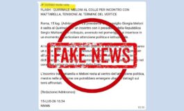 Falso lancio Adnkronos in chat giornalisti annuncia Meloni al Quirinale Desario Fatto grave denunciamo 265x160
