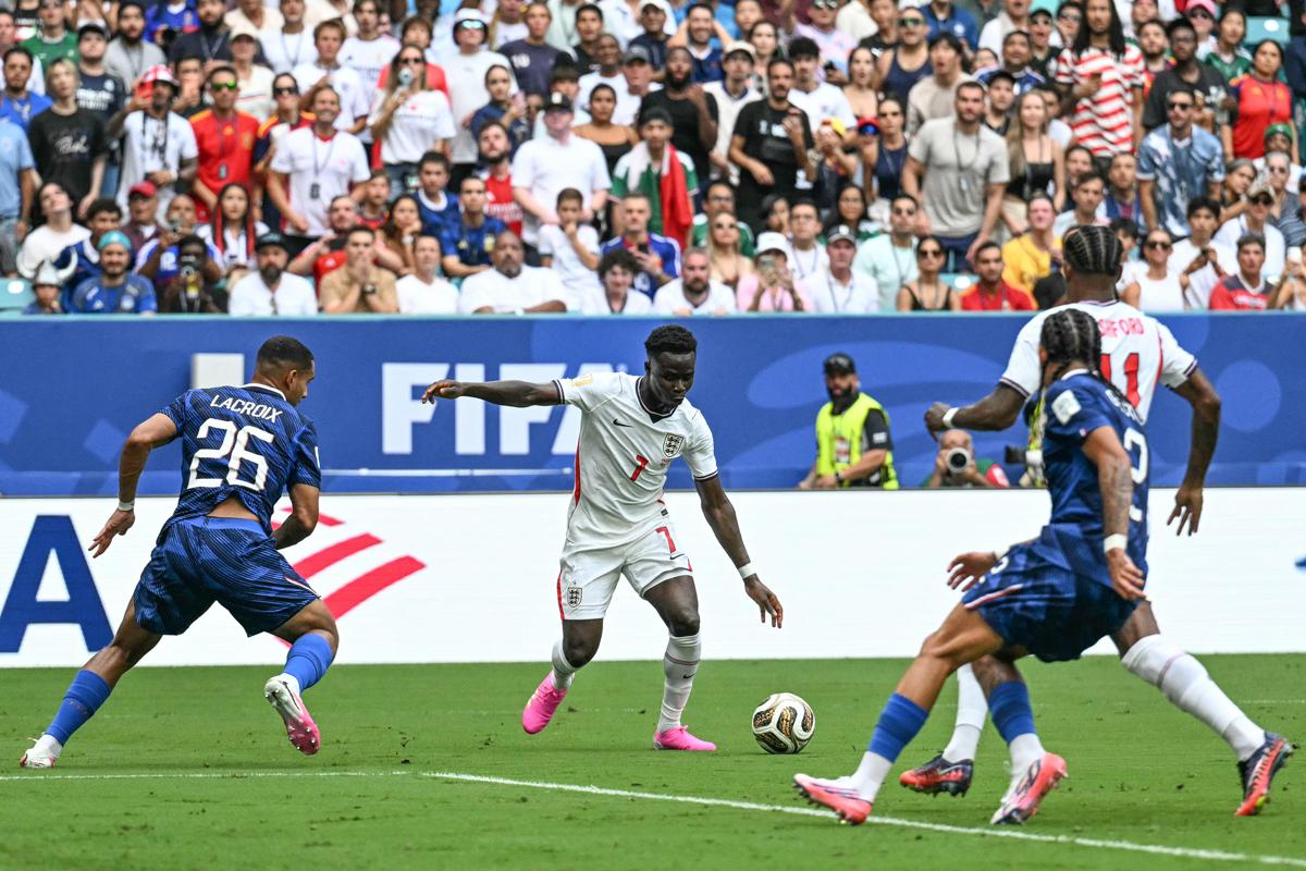 Francia-Inghilterra, Saka segna ma arbitro annulla tutto