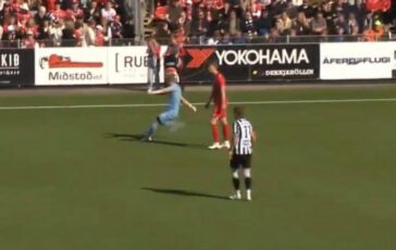 Il gol dellanno arriva dallIslanda la punizione del portiere da 70 metri fa il giro del mondo 364x230