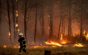 Incendi mostruosi in Francia e Spagna oltre 325mila evacuati. In arrivo ondata di caldo ancora piu intensa 364x230