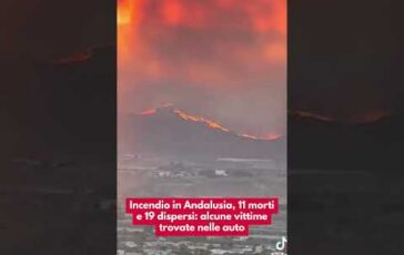 Incendio in Andalusia 11 morti e 19 dispersi alcune vittime trovate nelle auto 364x230