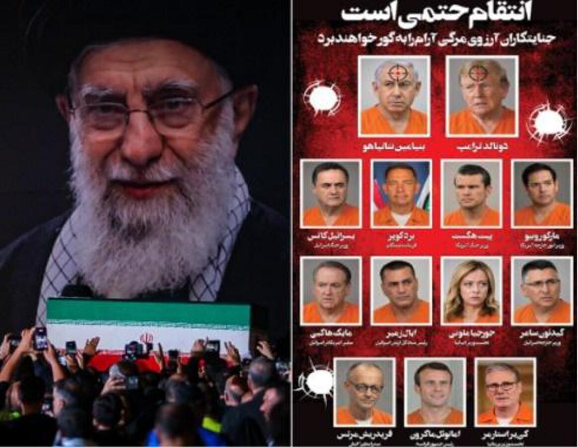 Iran, giornale pubblica foto dei "leader che attendono la vendetta della nazione": c'è anche Meloni