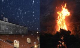 Italia divisa in due tra grandine e incendi ﻿ 265x160