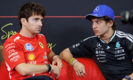 Leclerc Se la Ferrari non vincesse il titolo sarei contento lo vincesse Antonelli mi rivedo in lui 265x160