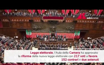 Legge elettorale Camera approva la riforma 364x230