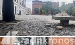 Lite tra stranieri a Trastevere finisce a sassate pietra sfonda finestra in casa una mamma con un bambino 265x160