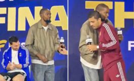 Messi ignorato da Durant De la Fuente fischiato la conferenza show prima della finale dei Mondiali 265x160