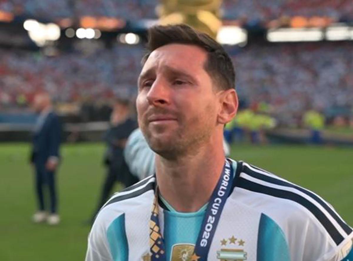 Messi in lacrime, l''adios' commosso di Adani dopo la finale dei Mondiali
