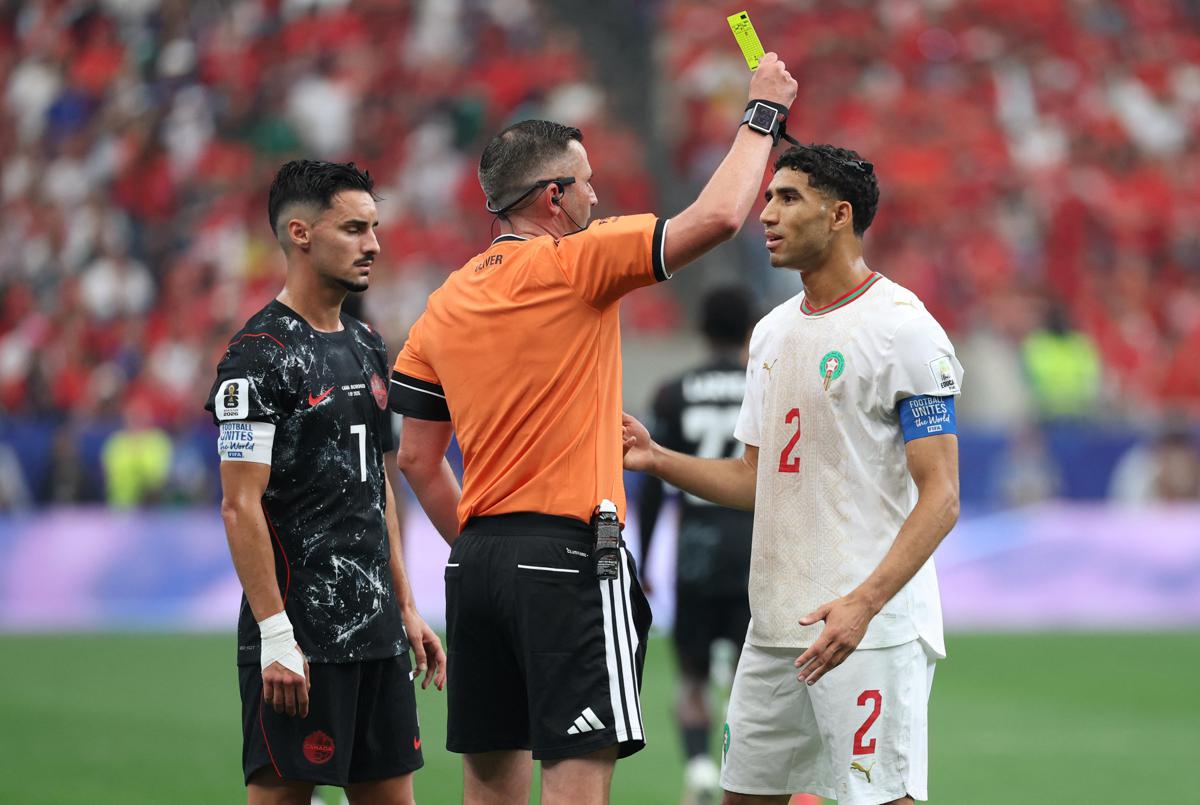 Mondiali, Hakimi provoca una rissa in Canada-Marocco