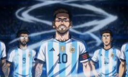 Mondiali Messi e lArgentina diventano. un anime 265x160