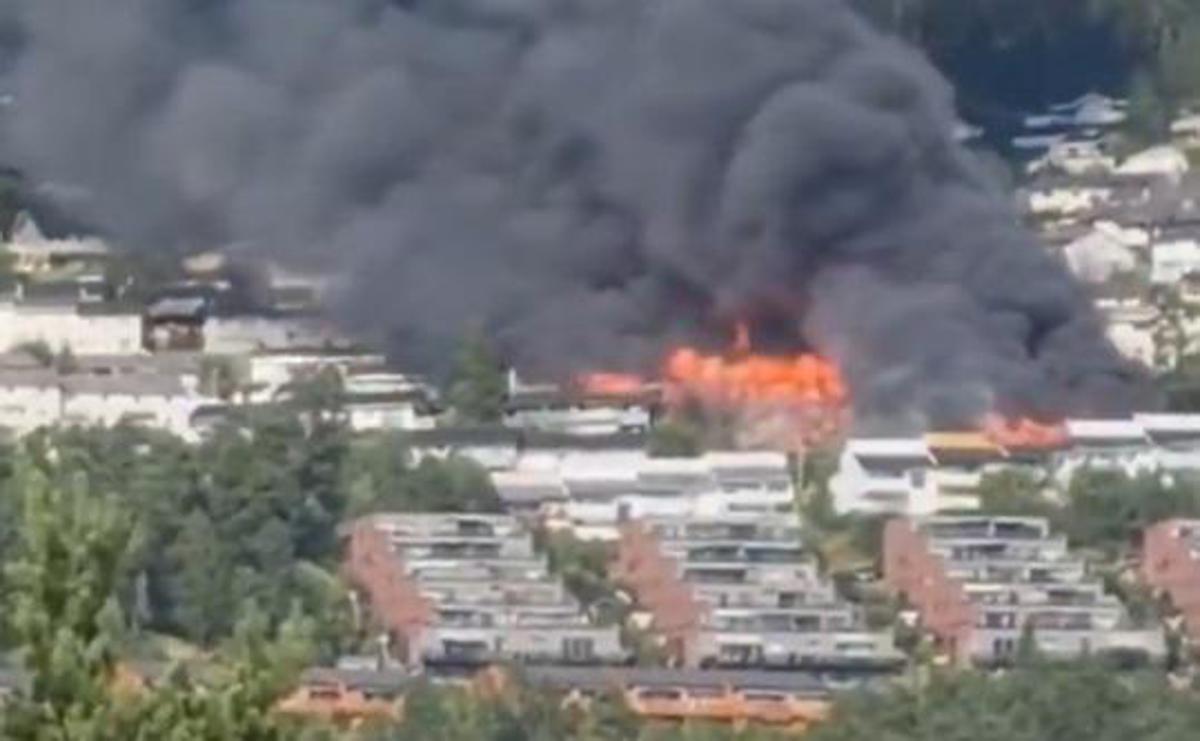 Norvegia, incendio fuori controllo: oltre 100 case distrutte