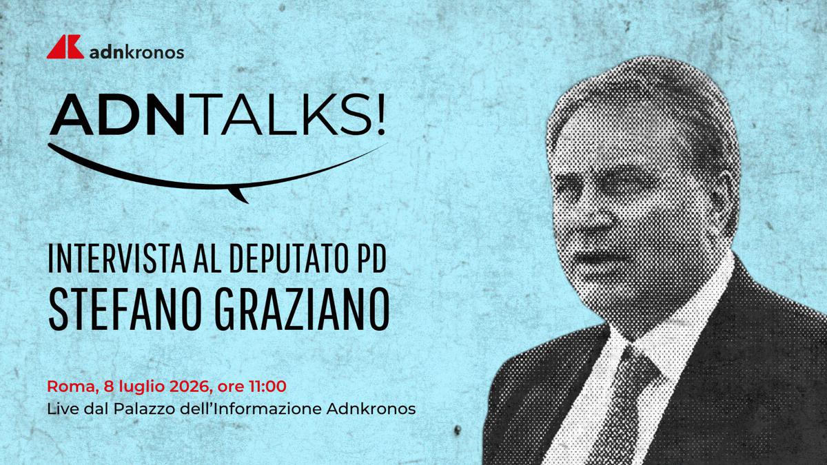 Pd, Stefano Graziano domani alle 11 ospite dell'Adnkronos