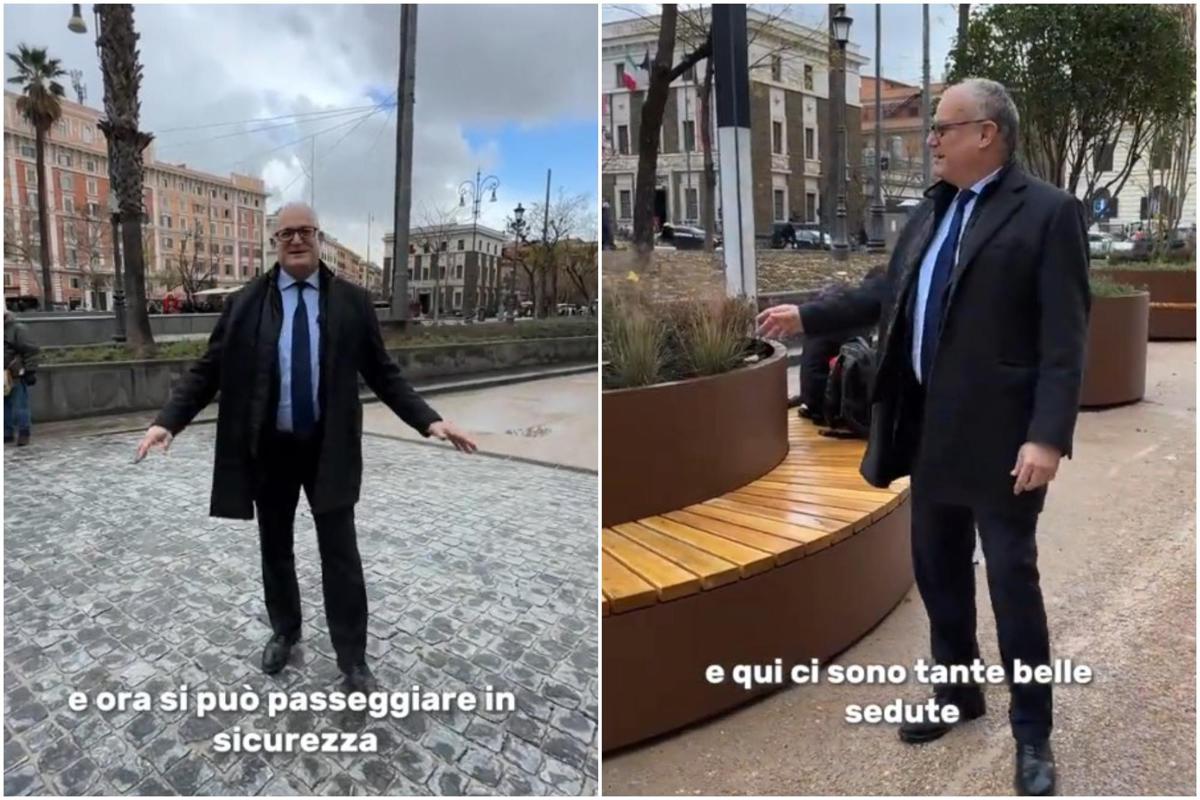 Quando Gualtieri presentava la 'nuova' piazza Risorgimento: "Area rinnovata e più bella"