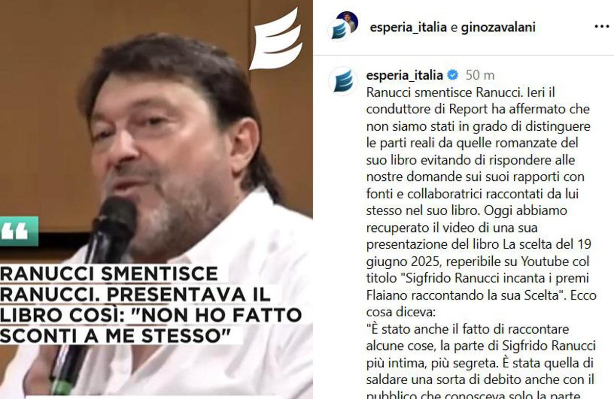 Ranucci, Esperia: "In un video smentisce sé stesso, a quale versione dobbiamo credere?"