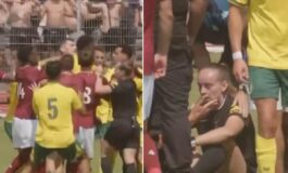 Rissa nel match amichevole larbitra finisce k.o 265x160