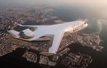 Salotti design a razza e niente finestrini nel 2030 arriva aereo del futuro 364x230