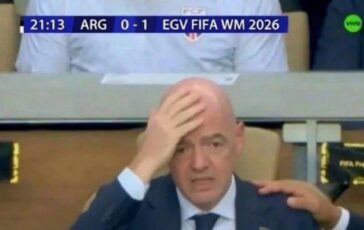 Segna lEgitto la reazione di Infantino e gia il meme dei Mondiali 364x230