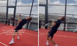 Sinner il padel fa male Jannik preso a pallate 265x160