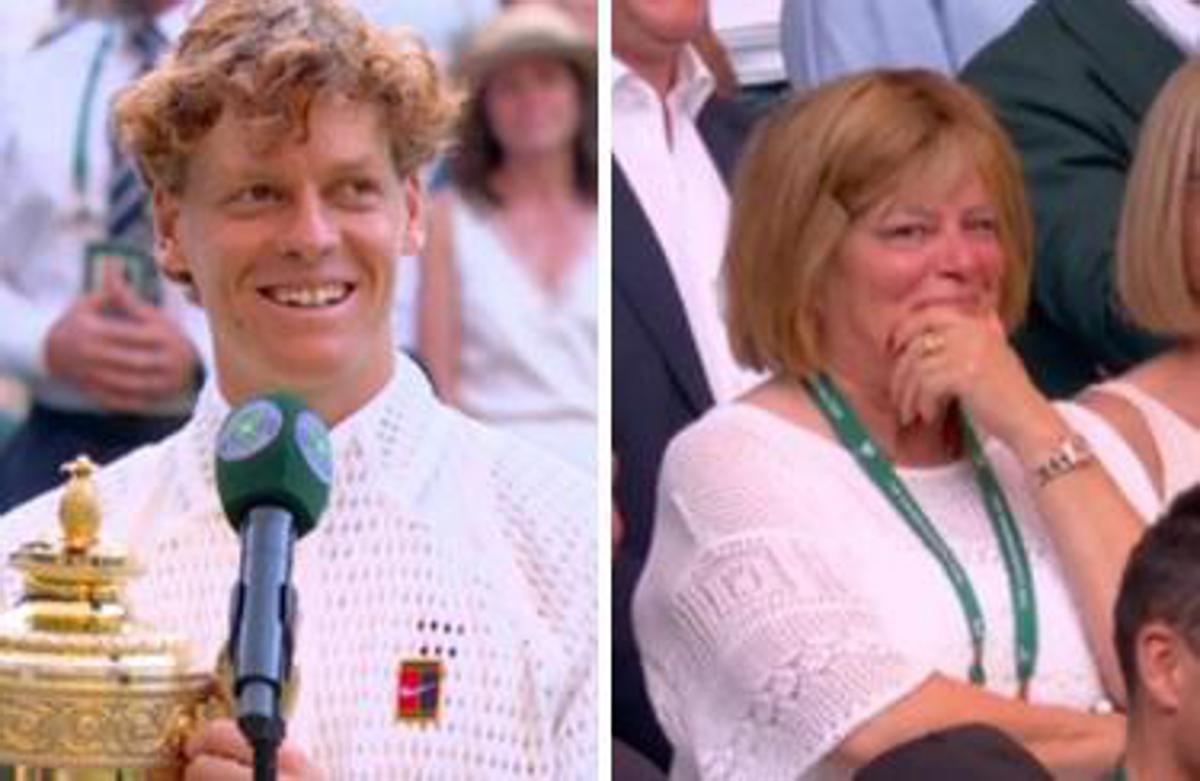 Sinner, il trionfo a Wimbledon e la fuga di mamma Siglinde: "Sei uscita..."