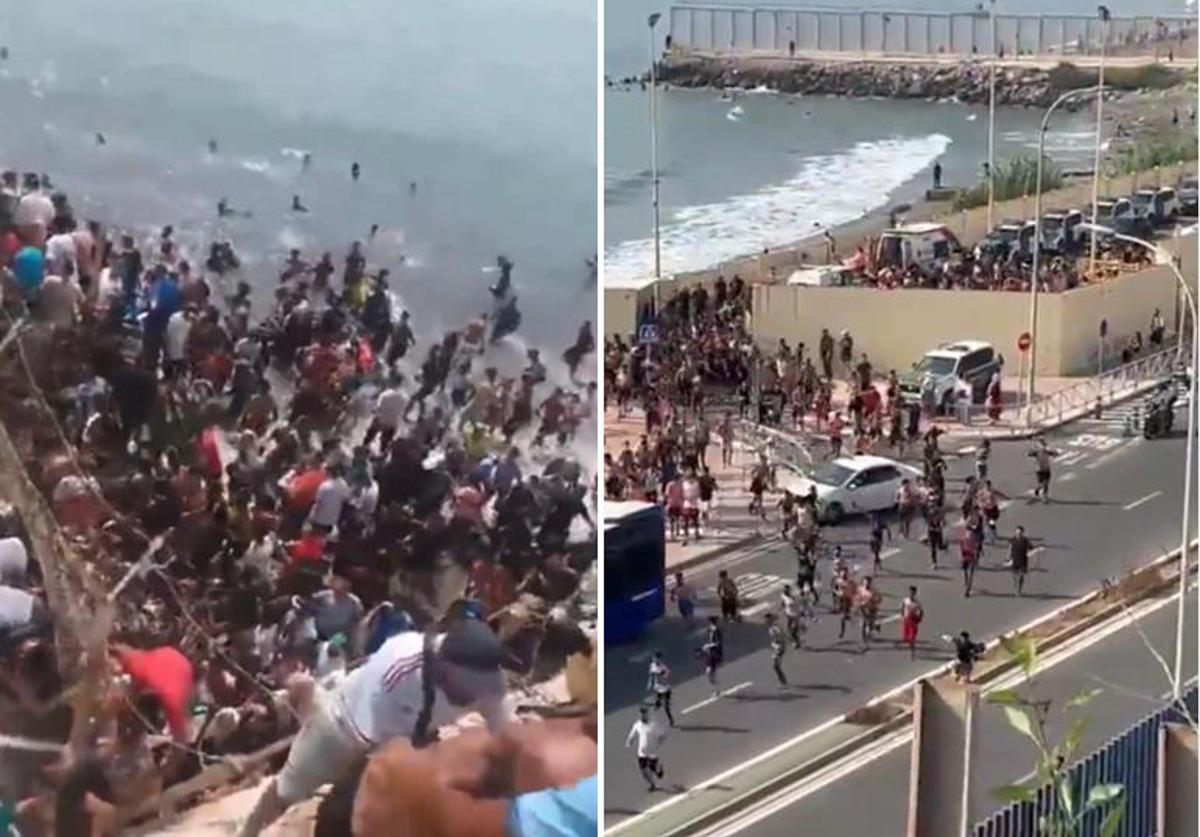 Spagna, emergenza migranti a Ceuta: migliaia entrano dal Marocco in poche ore