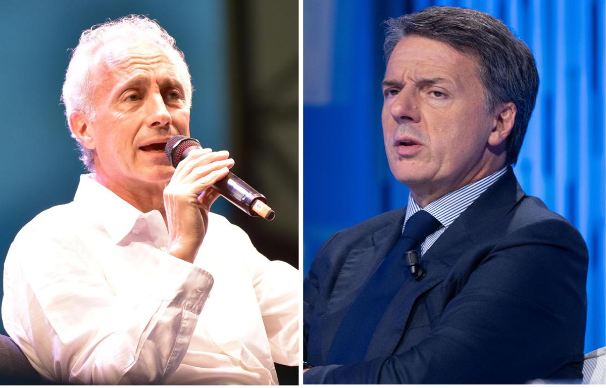 Travaglio: "Godo quando la Nazionale perde". Renzi: "Fiero di non essere come te"