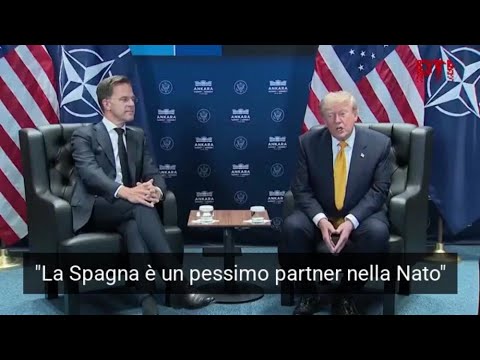 Trump al vertice Nato: "Ho parlato con l'Italia ma non con la Spagna"