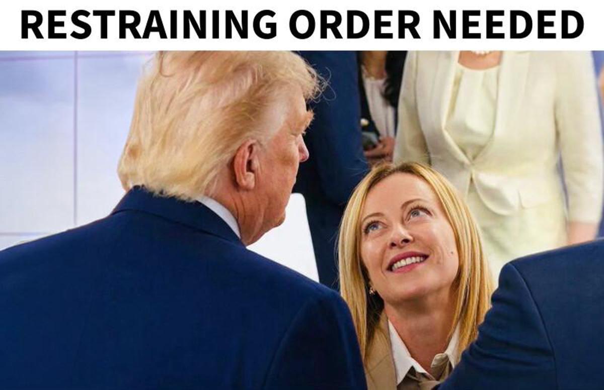 Trump vs Meloni, dallo stalking alle molestie: da cosa protegge il 'restraining order'