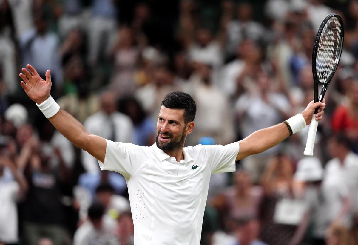 Wimbledon, Djokovic 'teme' Sinner in semifinale: "È il migliore del mondo"