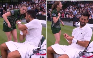 Wimbledon lo scherzo di Djokovic e la raccattapalle trema 364x230