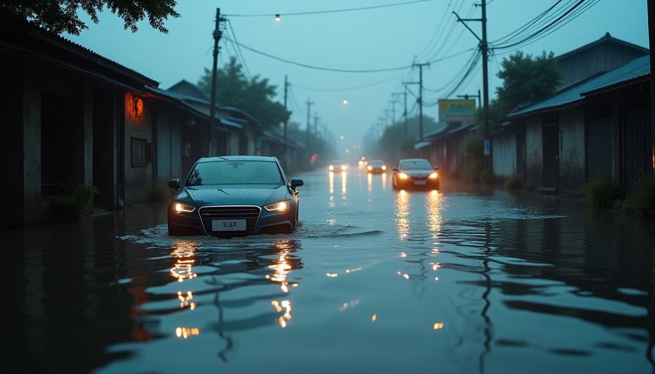 Alluvioni devastanti in Cina: il tifone Bavi sommerge strade e auto